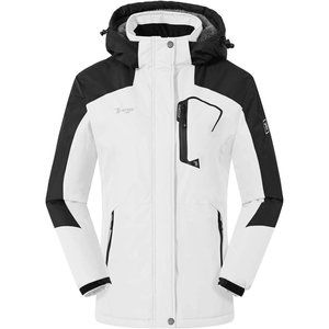 Women's Ski Jacket Waterproof Windproof Snowboard Winter Raincoat with Hood